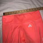 Adidas Leggings Size Medium Orange Coral Graphic Climalite Sporty Spice Active Photo 5