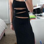 Princess Polly JGR & STN Claudia Maxi Dress Black Photo 0