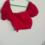 Sim & Sam  PINK FLAME Blouse Top Size M Photo 2