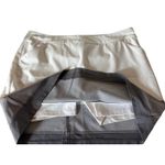Adidas  skort size large white with gray stripe at bottom Photo 1