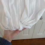 ZARA  White Women's Tie-Front Blouse Photo 1