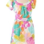 MM Couture  Floral Watercolor Cut Out Back Cocktail Party Dress Size Medium M Photo 0