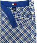 Tommy Hilfiger Womens Size 4 Preppy Plaid Cotton Mini Skirt Blue Red Yellow Photo 1