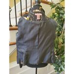 Bandolino Bandoline Womens Size 12 Black Floral Jacket 3/4 sleeve Photo 6