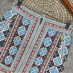 Majorelle  Women’s Port Mini Skirt in Summer Multi Coral Boho Embroidered Size XS Photo 4