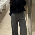 ZARA Crew Neck Blazer Top Photo 0