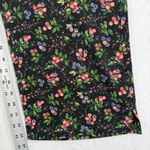 Hill House Winston Floral Print Wide Leg Pants Black Pink Blue XL Extra Large Photo 3