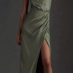 BHLDN Anthropologie Freya Satin Charmeuse Maxi Dress Photo 10