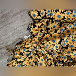 Topshop Yellow and Black Floral Mini Dress Photo 11