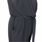 Nicole Miller Sleeveless Black Wrap Front Ankle Length Jumpsuit Women’s Size XL Photo 10