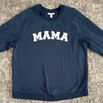 Isabel Maternity by Ingrid & Isabel Graphic Maternity Sweatshirt Blue Size undefined Photo 1