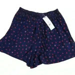 Draper James NWT  size med Pull On Flowy Shorts Blue Spring Whispy Floral New Photo 0