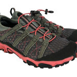 Oboz Sneaker Shoes Womens 8.5 Gray Pink Athletic Low Top Hiking Pull Cord Echo Photo 0