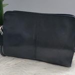 Liz Claiborne Leather By Co. Black Soft Leather Crossbody Bag Purse Photo 0