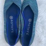 Rothy's Rothy’s Aqua Heather The Point Flats SZ  8 Blue-Green Photo 7