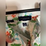 Charter Club  Women's Petite Printed Bristol Capri Jeans White Tropical Toucan Photo 15