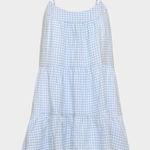 Aritzia Groove Linen tiered babydoll dress Photo 0