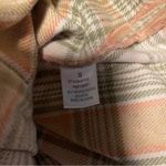 Sweet Rain Women's Wool Plaid Yellow and Green Oversized Shacket Photo 6