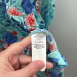 Children’s‎ Place Floral Midi Dress Women's Size Medium Blue Red Cold Shoulder Photo 3