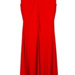 Lauren Ralph Lauren Black Label Jersey Sleeveless Faux Wrap Skirt Midi Dress SP Red Size undefined Photo 8