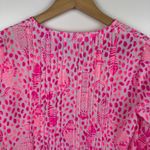 Lilly Pulitzer Womens Marilina Top Raz Berry Heart and Sole Sz XXS Tunic Flowy Photo 5