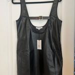 WeWoreWhat Vegan Leather Buckle Front Tunic Photo 1