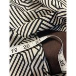 Sanctuary  Black White Geometric Button Down Blouse XS Long Sleeve Work Shirt Top Photo 13