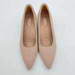 Vivaia Georgia Pointed Toe Chunky Heels Old Money Almond Knit Comfort Arch 8 Photo 3