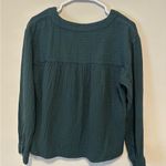Madewell Lightspun Evert Top Midnight Green Size M Photo 6