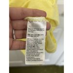 Chico's Chico’s 100% Linen Butter Yellow Collared Top Size 3 XL Beach Cover Up Resort Photo 5