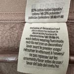 PINK - Victoria's Secret  Brown Cropped V-Neck Sweatshirt Size S Athleisure Cozy Y2K Photo 4