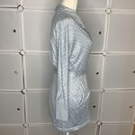 Jaclyn Intimates  Blue With White Polka Dot MIDI Robe Size Small Photo 4