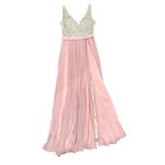 Bella & Bloom Elegant Affair Beaded Formal Dress in Blush, Size L Pink Size L Photo 2