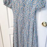 Blue Flowery Dress Photo 3