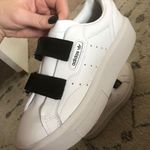 Adidas Velcro Platform Shoes White Size 7 Photo 0
