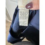 WATTERS AND WATTERS NWT Vintage Navy Satin Dress Top Rhinestone Buttons Size 10m Blue Photo 3