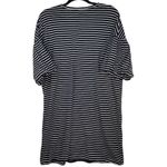 Who What Wear  Women Short Sleeve Casual Dress Size XL  Stripes Black White‎ Photo 4