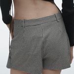 ZARA NWT GINGHAM SKORT Photo 4