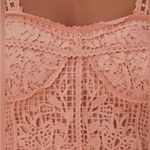 Farm Rio  Light Pink Guipure Sleeveless Corset Photo 2