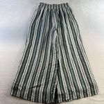 American Eagle XS Pants Wide Leg Crop High Waisted Striped Culotte Resort Beachy Photo 10