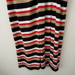 Lane Bryant  | Maxi Skirt Stripe Striped Autumn Orange Tan Black | Size 14/16 Photo 2