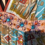 Nicole Miller Studio Silk Beaded Maxi Dress 4 Photo 3