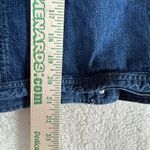 Nautica Vintage Denim Jacket 90s Moto Embroidered Biker Casual Fitted Punk Photo 5