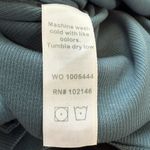 Michael Stars  Lucinda Ribbed Midi Dress Women's Small Blue Tank Ruched Slit NWOT Photo 12