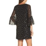 Lilly Pulitzer Caroline Silk Tunic Dress Black Gold Photo 2