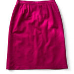 Sag Harbor Vintage Pink Wool Pencil Skirt Photo 0