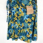 Patagonia Lithia Convertible Jersey Knit Skirt Halter Top Big Sur Blue Large Photo 0