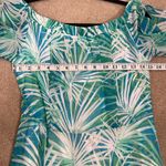 CeCe  Vacation Off The Shoulder Maxi Slits Palm Tree Beach Women Dress Size 6 Photo 8