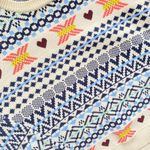 Maison Jules Heart Pullover Knitted Sweater Size Large Photo 11