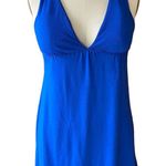 Swimsuit Coverup Blue Racer Back NO BOUNDERIES ~ Bathing Suit SMALL Photo 1
